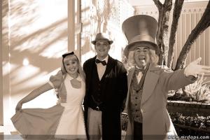 Mr. DAPs with Mad Hatter and Alice
