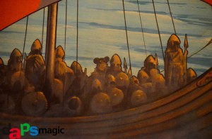 Hidden Mickey on Maelstrom mural