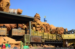 The newly refurbished Calico Mine Ride