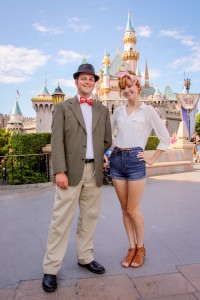 Mr. DAPs and Hayley the Hatter at Disneyland - Bow Ties by Hayley