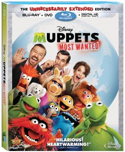 Muppets Most Wanted Blu-Ray Combo Art