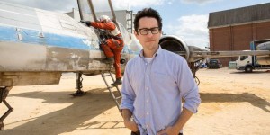 J.J. Abrams with X-Wing for Star Wars Force for Change