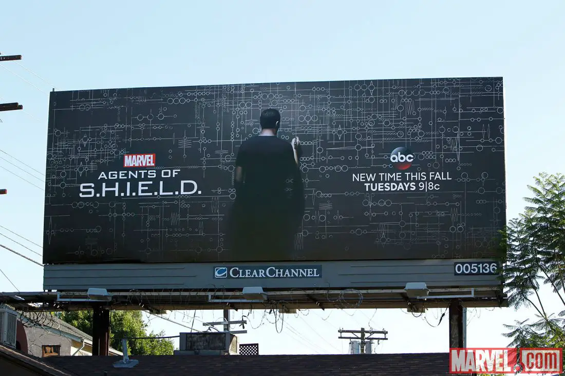Marvel's Agents of S.H.I.E.L.D. Hollywood Billboard Updated