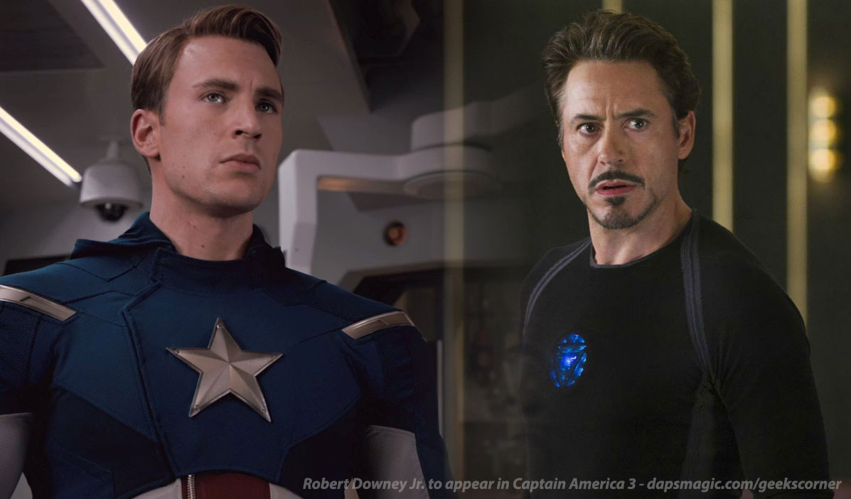 Robert Downey Jr. to appear in Captain America 3