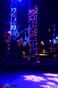 Camp Snoopy with lights