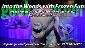 Into the Woods With Frozen Fun - Geeks Corner - Episode 413
