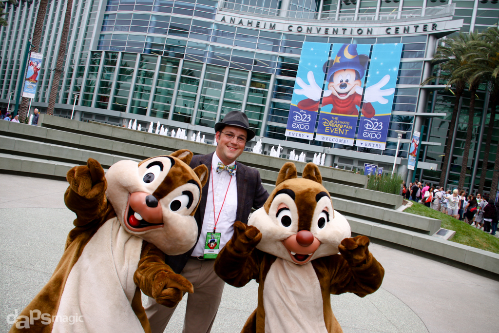 2013 D23 Expo - Mr. DAPs with Chip & Dale