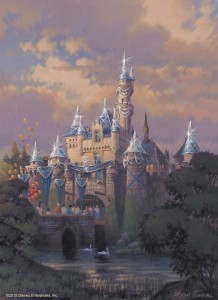 Sleeping Beauty Castle - Disneyland Diamond Celebration - Artist's Rendering Sleeping Beauty Castle - Disneyland Diamond Celebration - Artist's Rendering