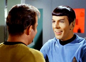 spock smiles