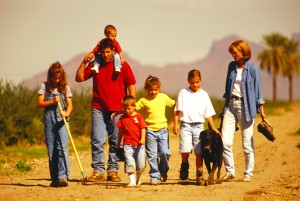 family walking CMYK