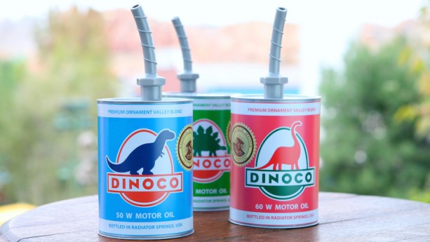 New Dinoco Oil Can Sippers Coming to Cars Land in Disney California Adventure