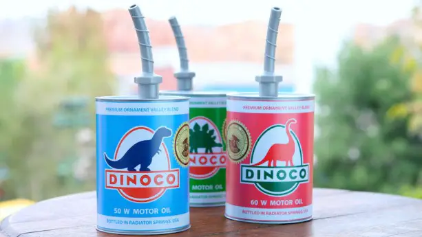 New Dinoco Oil Can Sippers Coming to Cars Land in Disney California Adventure
