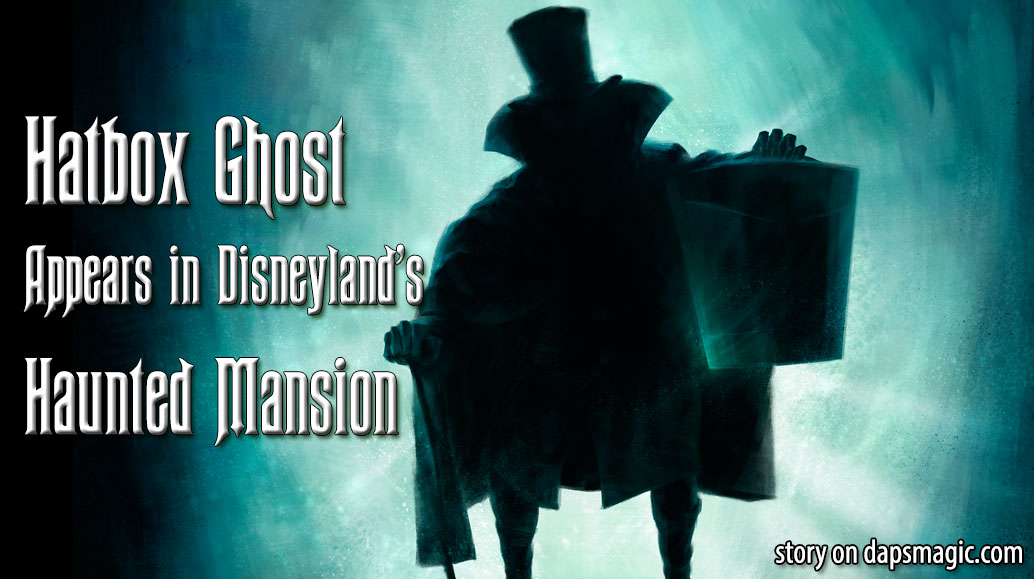 Hatbox Ghost Appears in Disneyland's Haunted Mansion