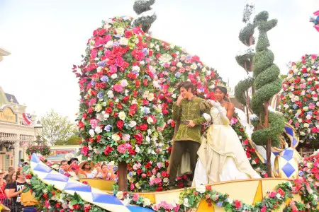 Parade on stage at the Magic Kingdom