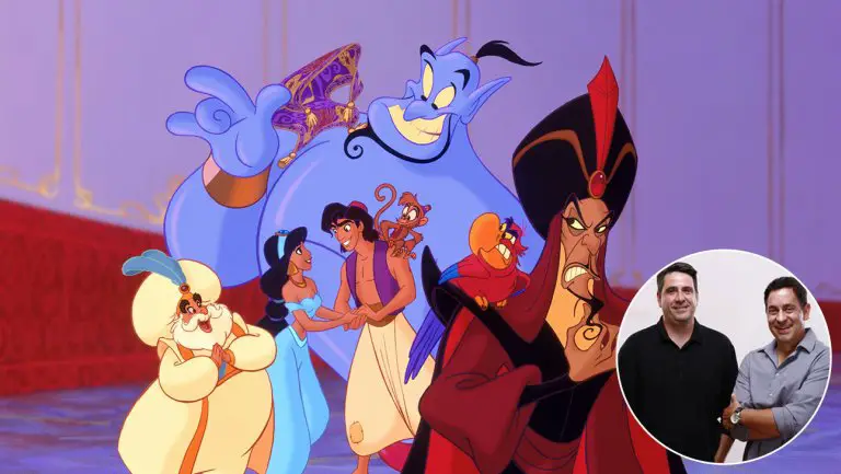 ('Aladdin'; Inset: Damian Shannon and Mark Swift) Image: The Hollywood Reporter