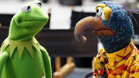 From ABC - THE MUPPETS - "The Muppets" return to prime time with a contemporary, documentary-style show that, for the first time ever, will explore the Muppets’ personal lives and relationships, both at home and at work, as well as romances, break-ups, achievements, disappointments, wants and desires; a more adult Muppet show, for kids of all ages.  (ABC/Eric McCandless) KERMIT THE FROG, GONZO THE GREAT