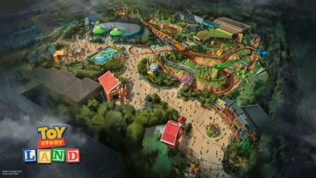 Toy Story Land Rendering