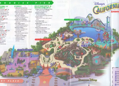 Inside the first California Adventure map