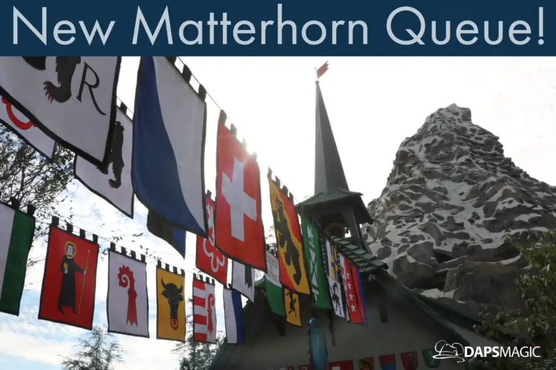 New Matterhorn Queue Adds More Space And More Theming At The - 