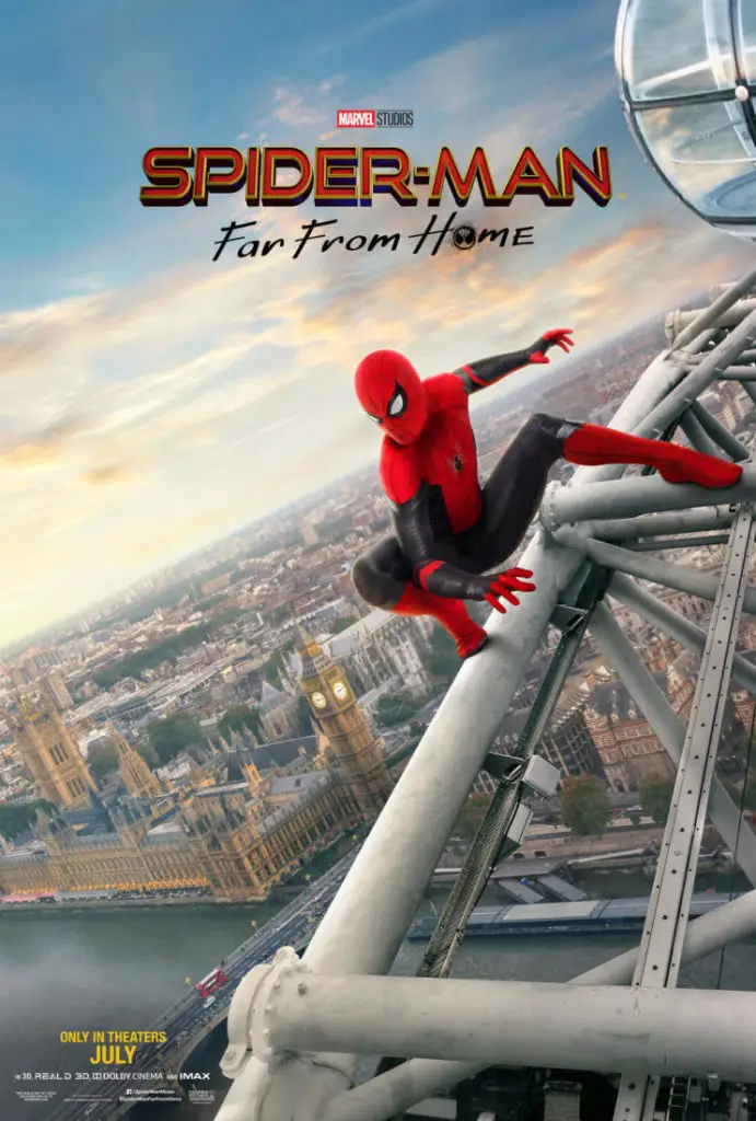 Spider-Man: Far From Home - London Poster