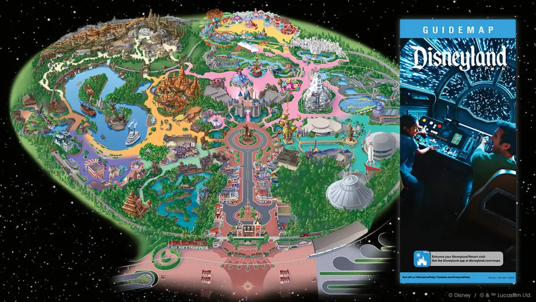 Star Wars: Galaxy's Edge - Disneyland Map