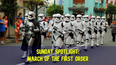 Sunday Spotlight: March of the First Order