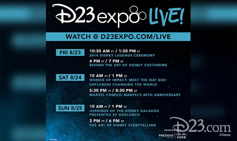 D23 Expo Live