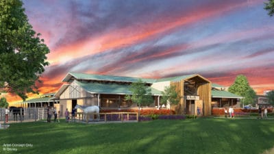 Disney’s Fort Wilderness Resort & Campground Barn Rendering